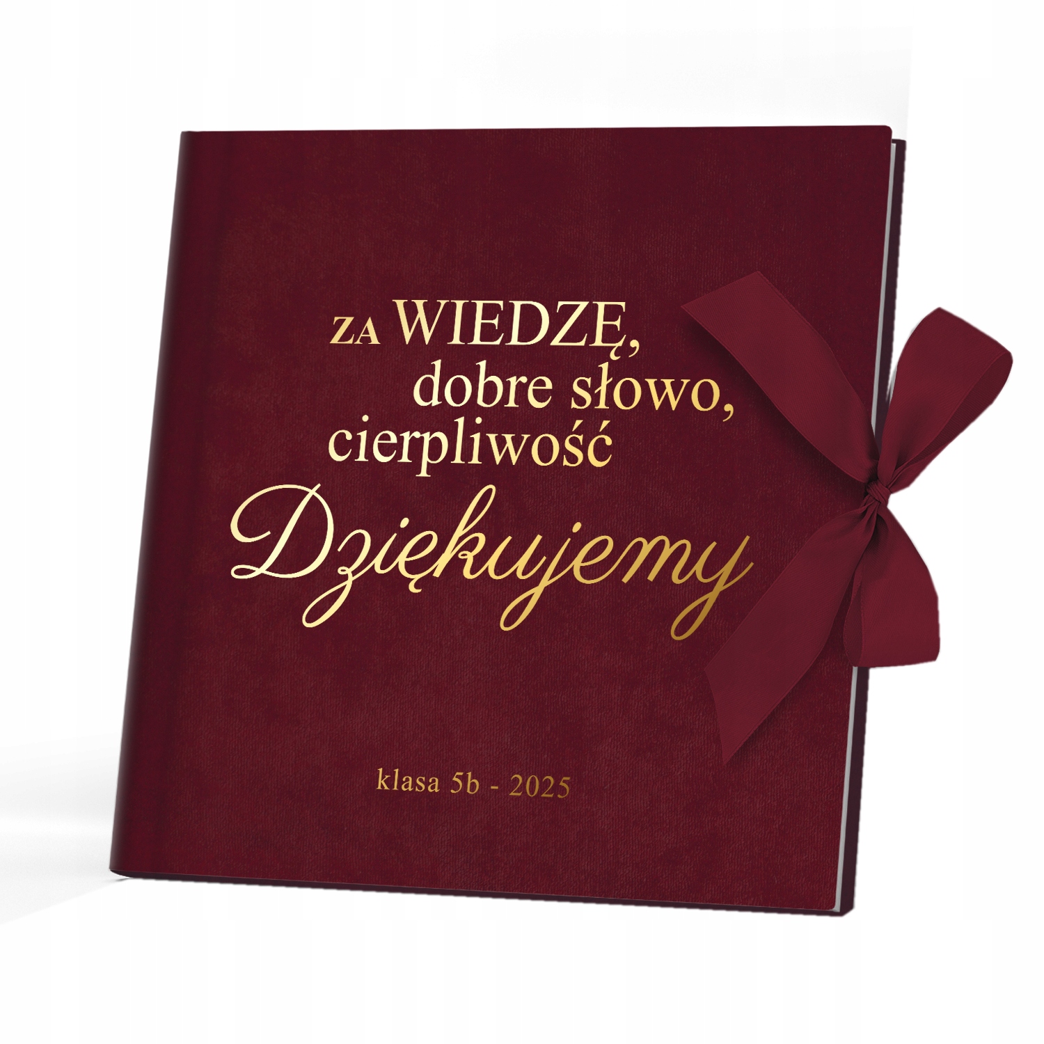 Album na Zdjęcia Welurowy z Nadrukiem dla Nauczyciela Wychowawcy