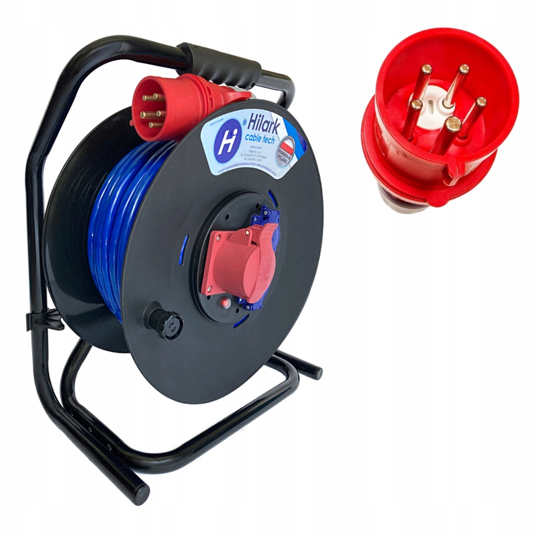 Prodlužovací Kabel Buben Pur Blue H07BQ-F 5x2,5 3M Změna Směru Otáčení