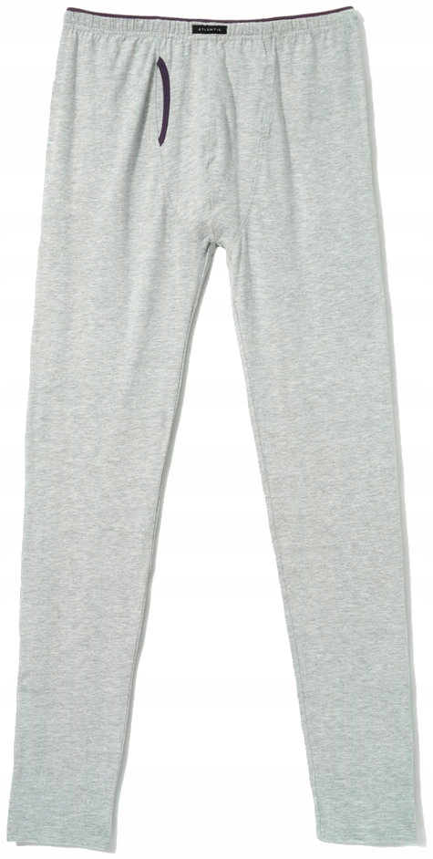 KALESONY MĘSKIE ATLANTIC MLP010 BAWEŁNA+ SZARE 3XL