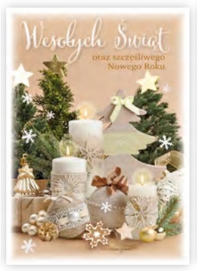 POCZTÓWKA KARTKA Boże Narodzenie ŚWIĘTA 1 SZTUKA