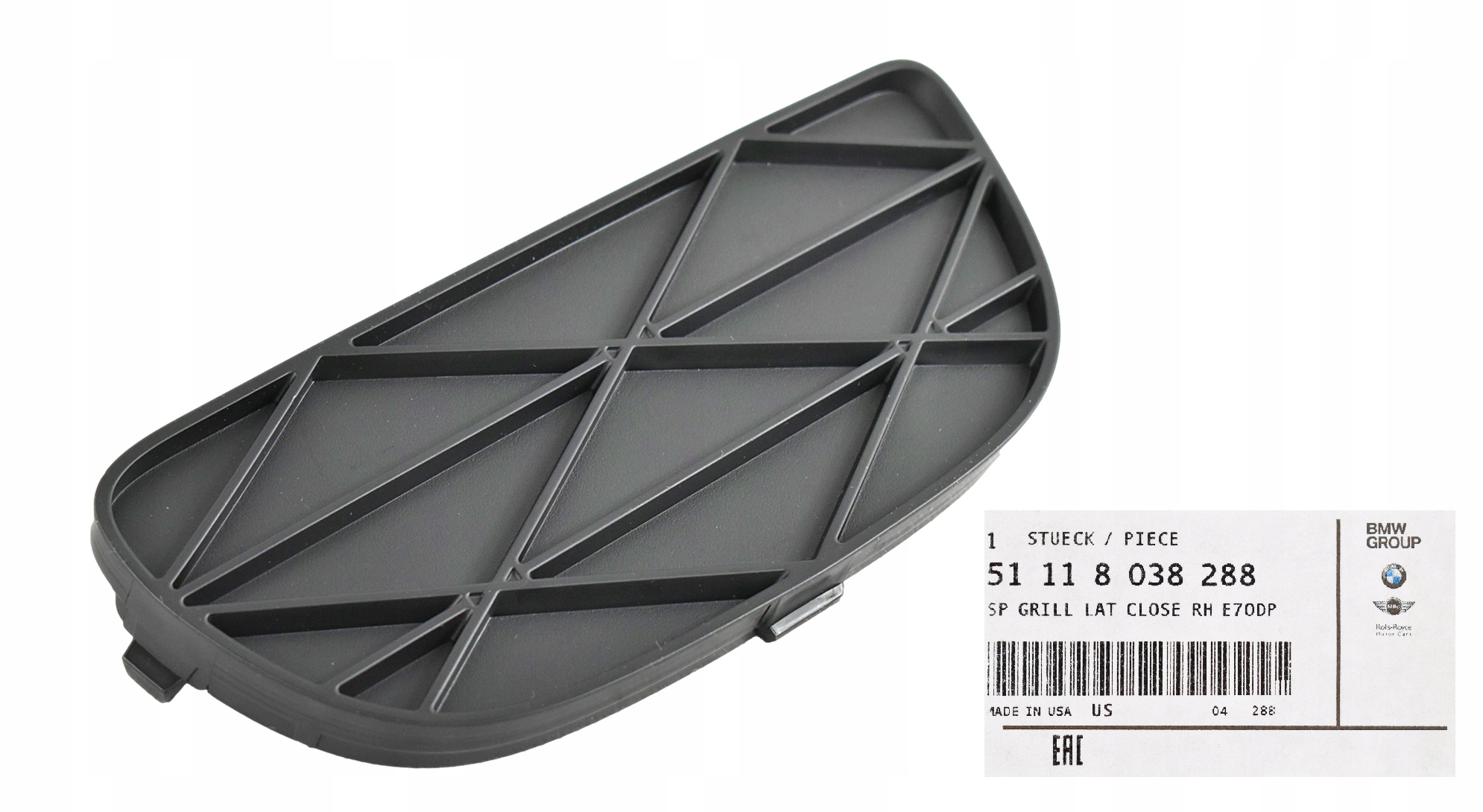 Oe Bmw Mřížka Nárazníku Přední X5 E70 51118038288