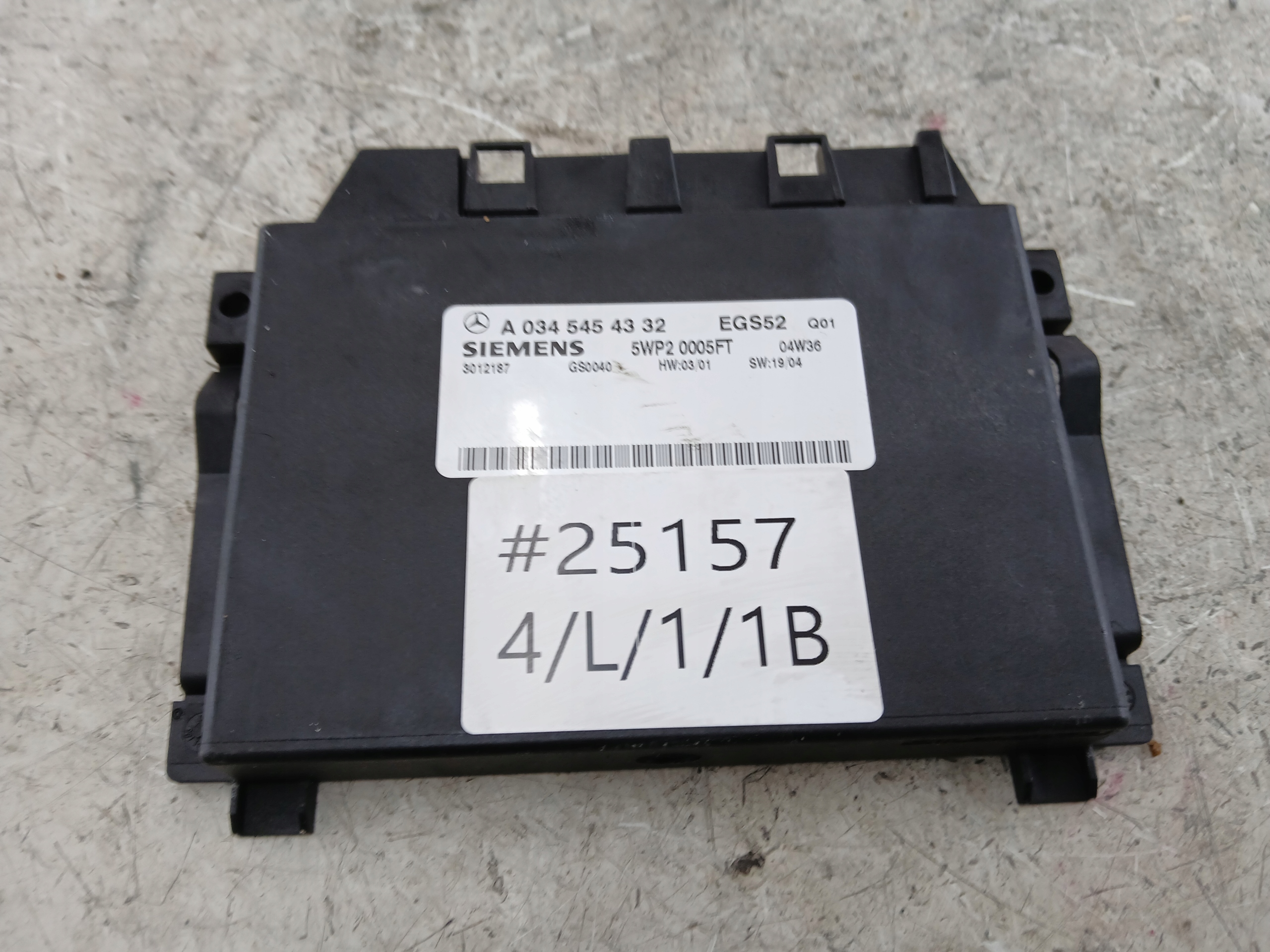 MERCEDES W211 Unité de contrôle Module SAM A0345455432