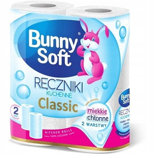 

Ręcznik papierowy celuloza Bunny Sofy biały 2warst