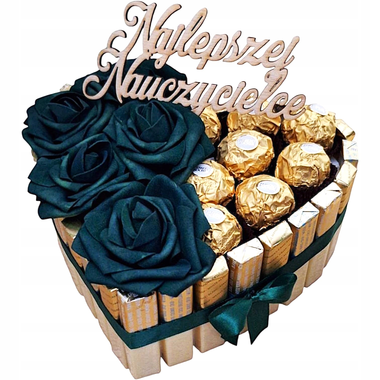 Flower box pomysł zestaw na ślub wesele urodziny 20 cm