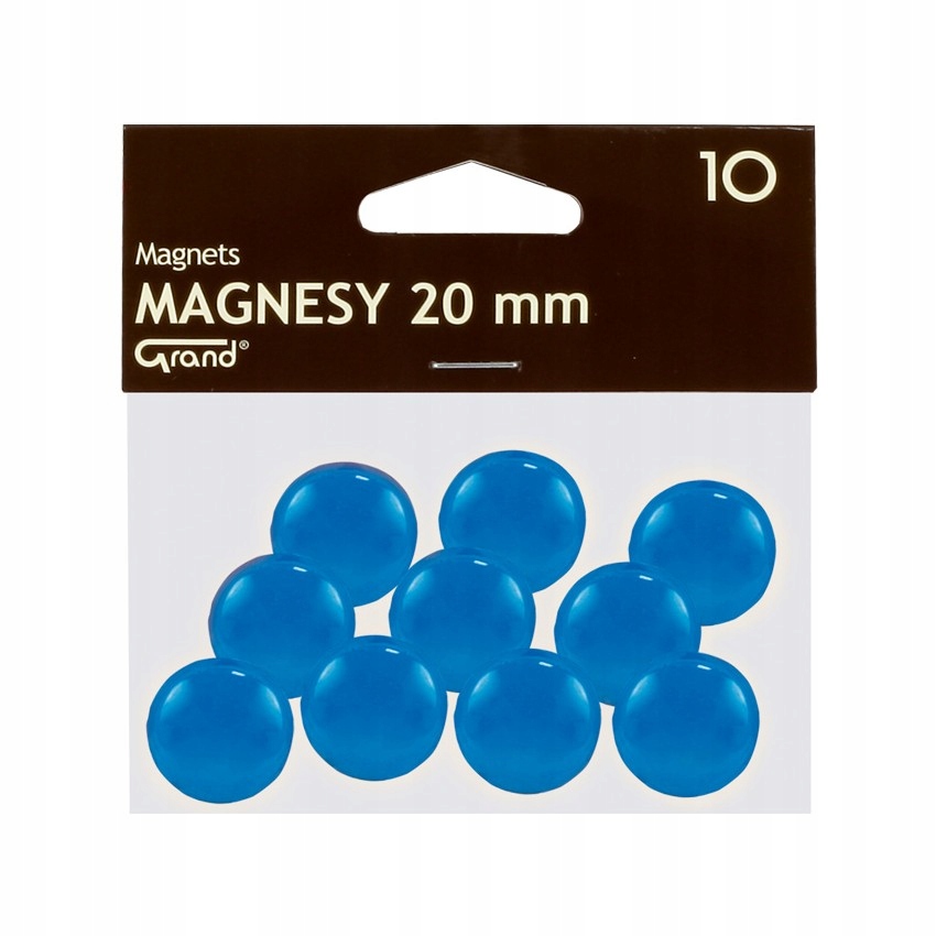 

Magnesy Do Tablic Grand 20MM 10 Sztuk Niebieskie