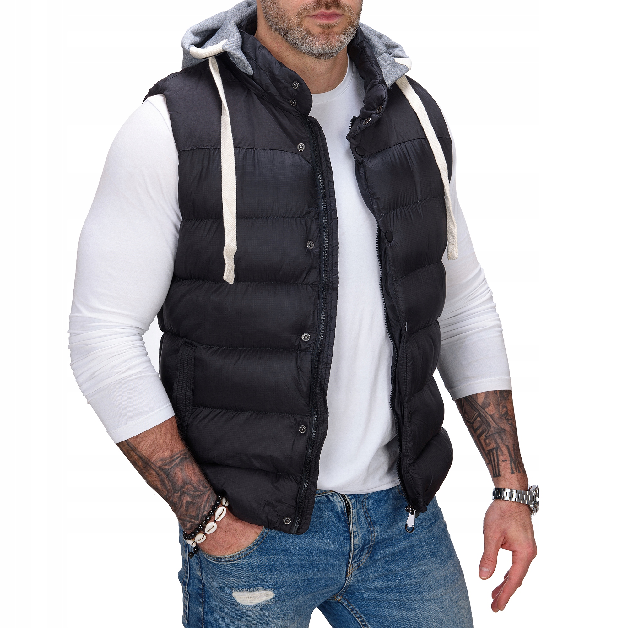 BZ78 r XXL MĘSKI BEZRĘKAWNIK PRZEJSCIOWY OCIEPLACZ Rozmiar XXL