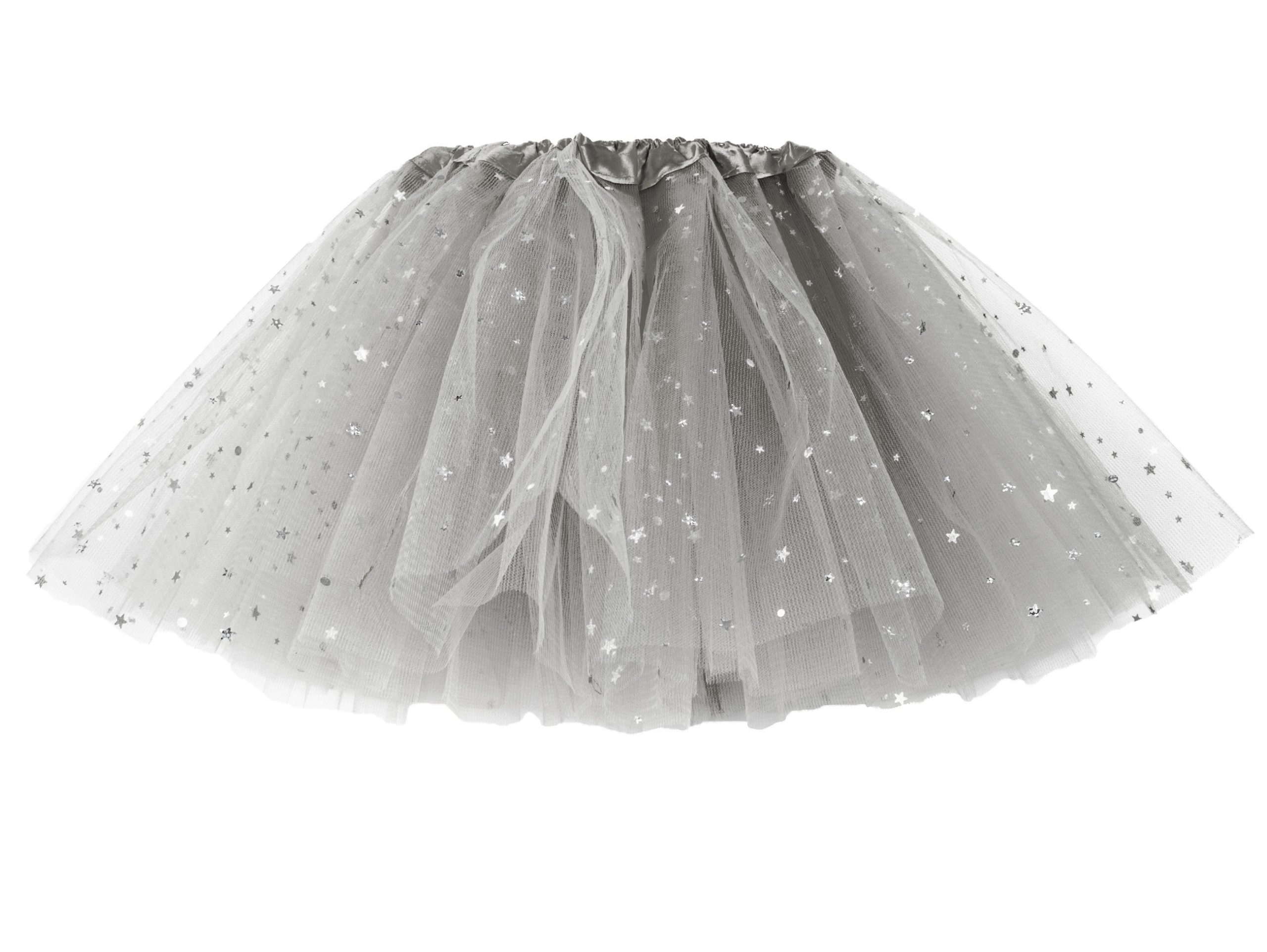 

Klasyczna Spódniczka tiulowa Tutu szara 40cm