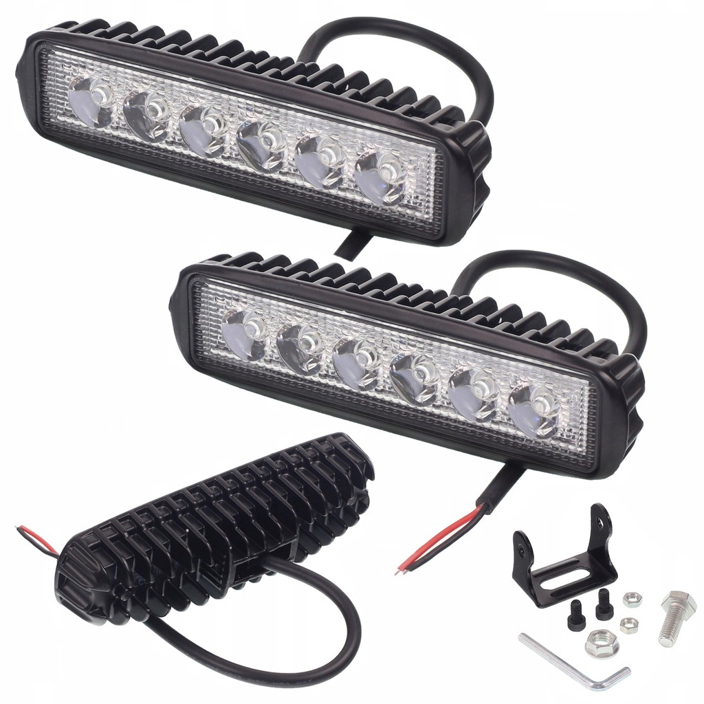 

Panel 6 Led 18W robocza Dzienne 12V 24 IP67 E9 x2