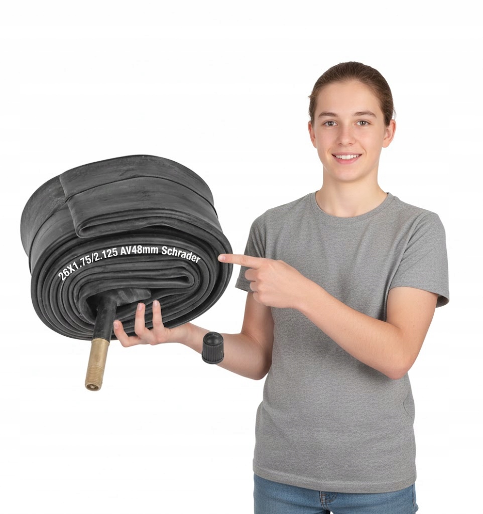 Dętka 26x1.75-2.125 Av 48mm Vee Rubber Wentyl Samochodowy Długa Schrader