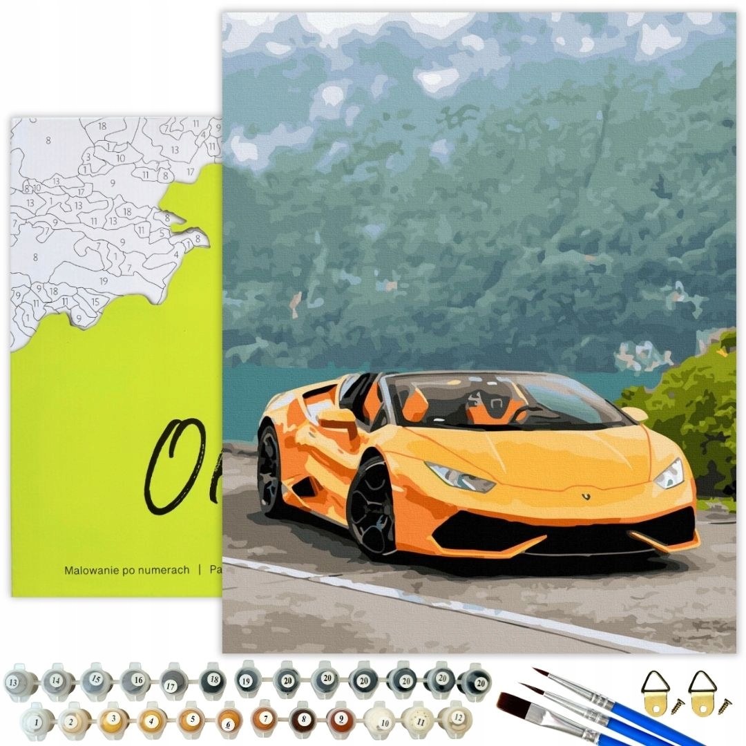 Malování Podle Čísel Auto Obrázky Pro Malování podle čísel s rámem Oh Art