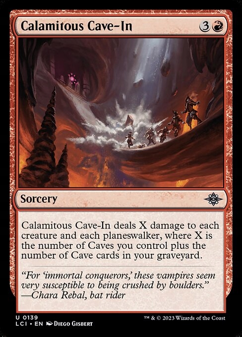 MtG: Calamitous Cave-In (LCI)