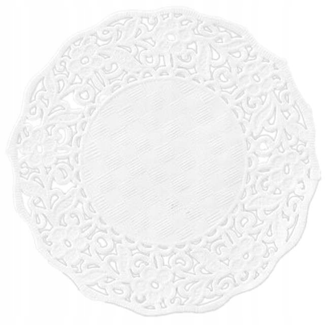 

Serwetka dekoracyjna Ażurowa okrągła 11 cm 50 szt