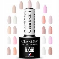 CLARESA BAZA KAUCZUKOWA RUBBER BASE wybór 21 kolorów
