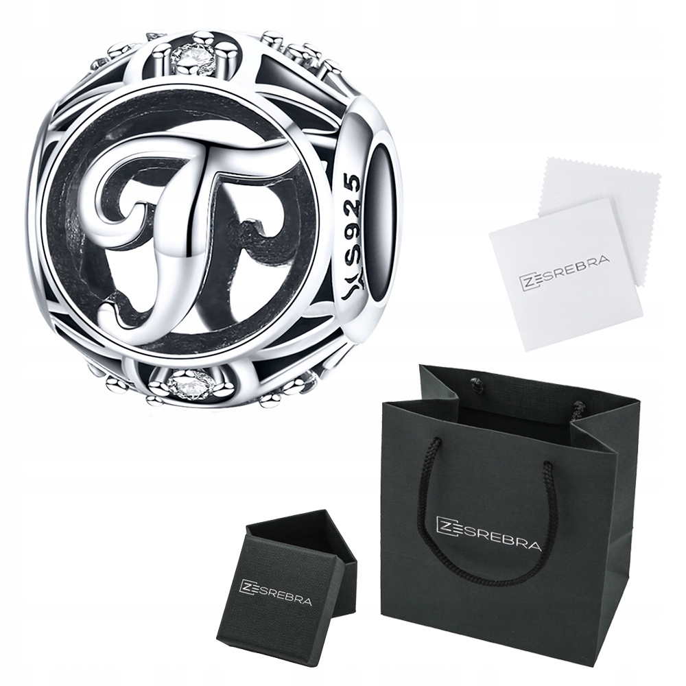 

Charms Litera T do Pandora srebro 925 S925