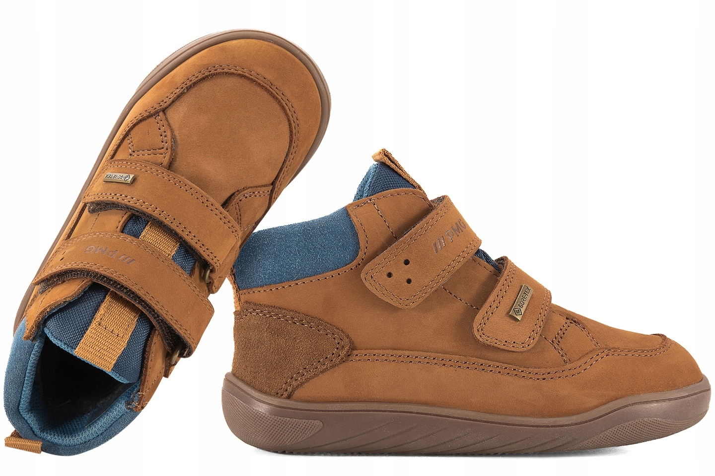 Primigi 8915133 Barefoot Wodoodporne Trzewiki Półbuty Gore-tex 32 karmelowe