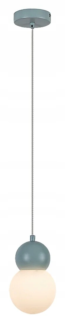Závesná lampa Rabalux Gellia modrá 1xG9 38W Ø12 cm Minimalistická