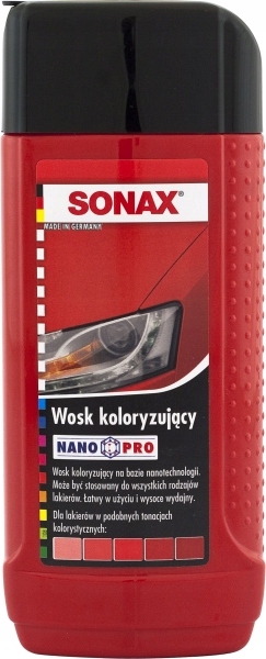 

Sonax Wosk Koloryzujący Nanopro Czerwony 500ML