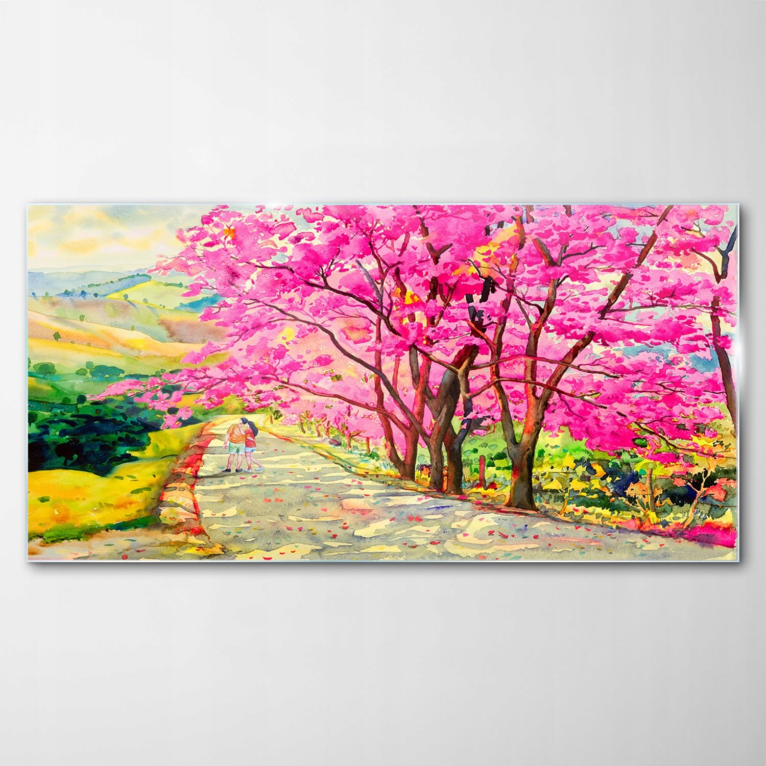 

Hartowany Obraz Szklany Akwarele Himalaje 100x50