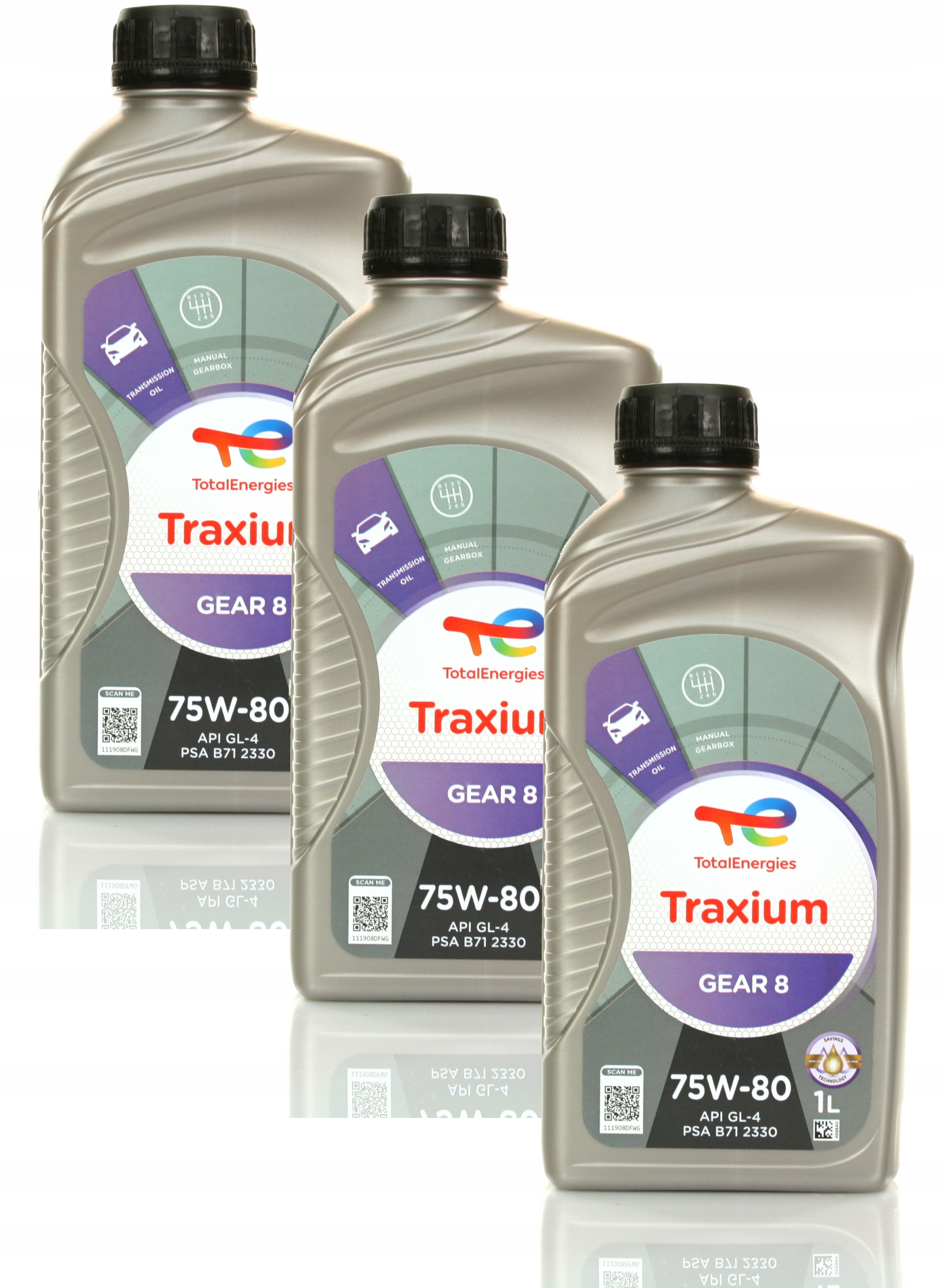 Olej Przekładniowy Total Traxium Gear 8 75W80 75W-80 3L