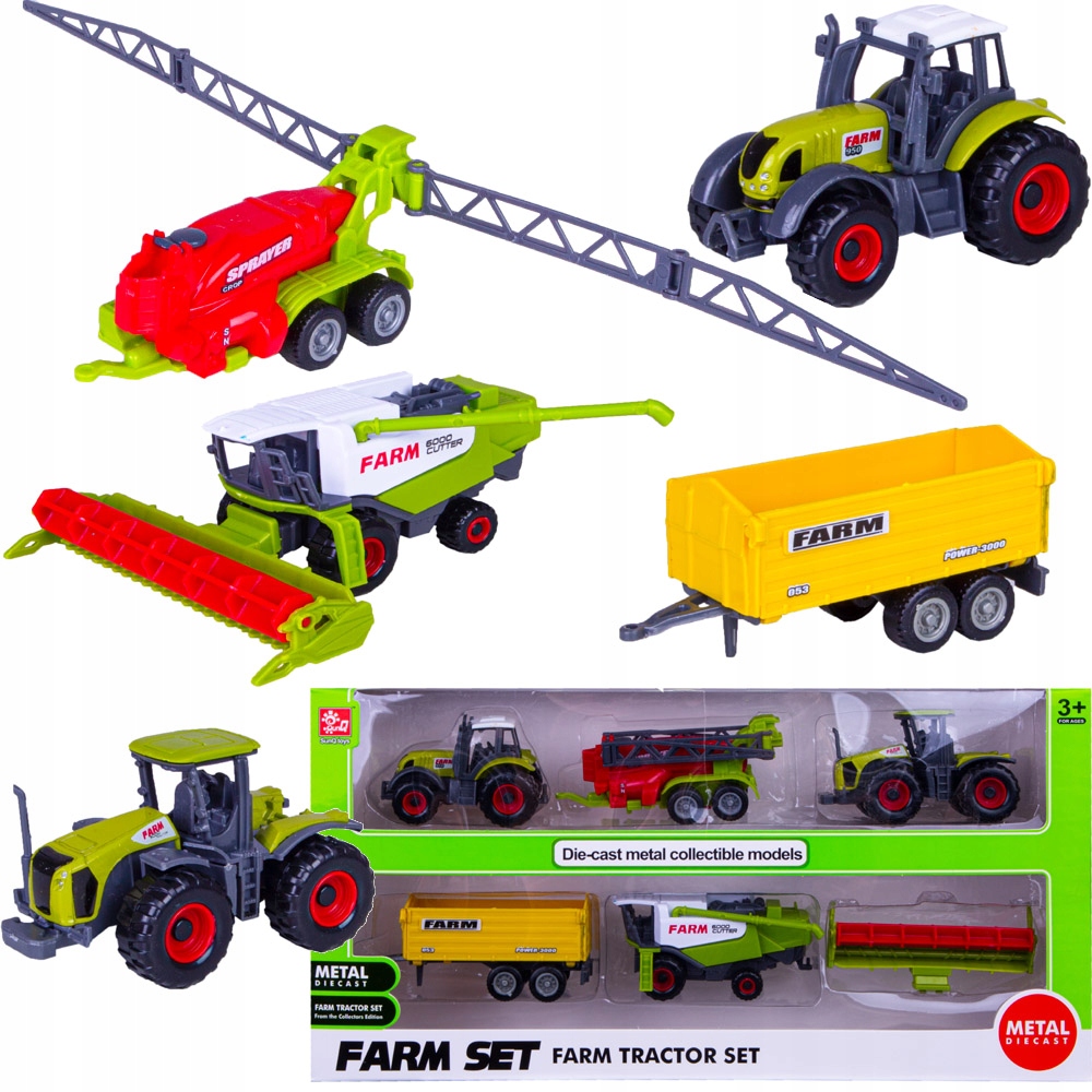 Traktor Ciągnik x2 MASZYNY ROLNICZE Kombajn