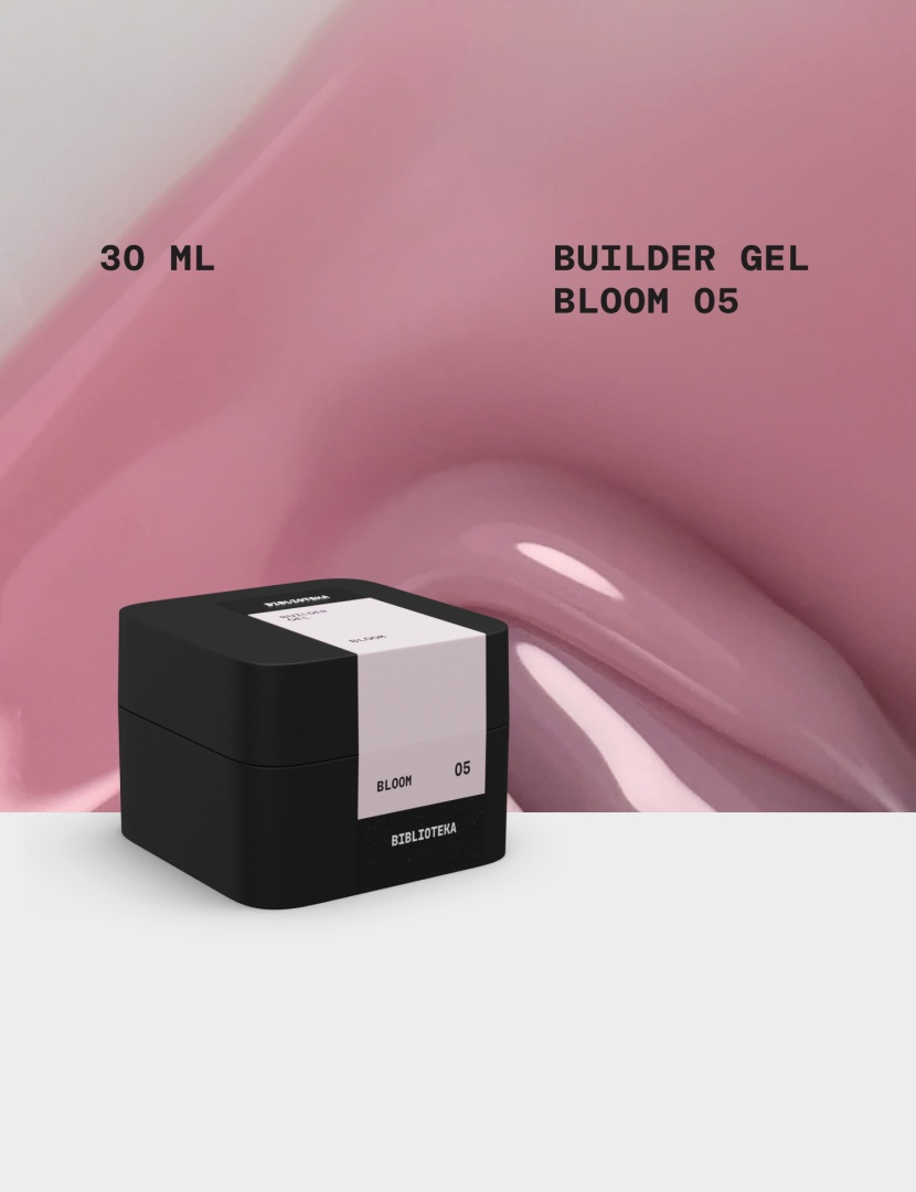 Biblioteka Builder Gel Bloom 30 ml – růžový stavební gel