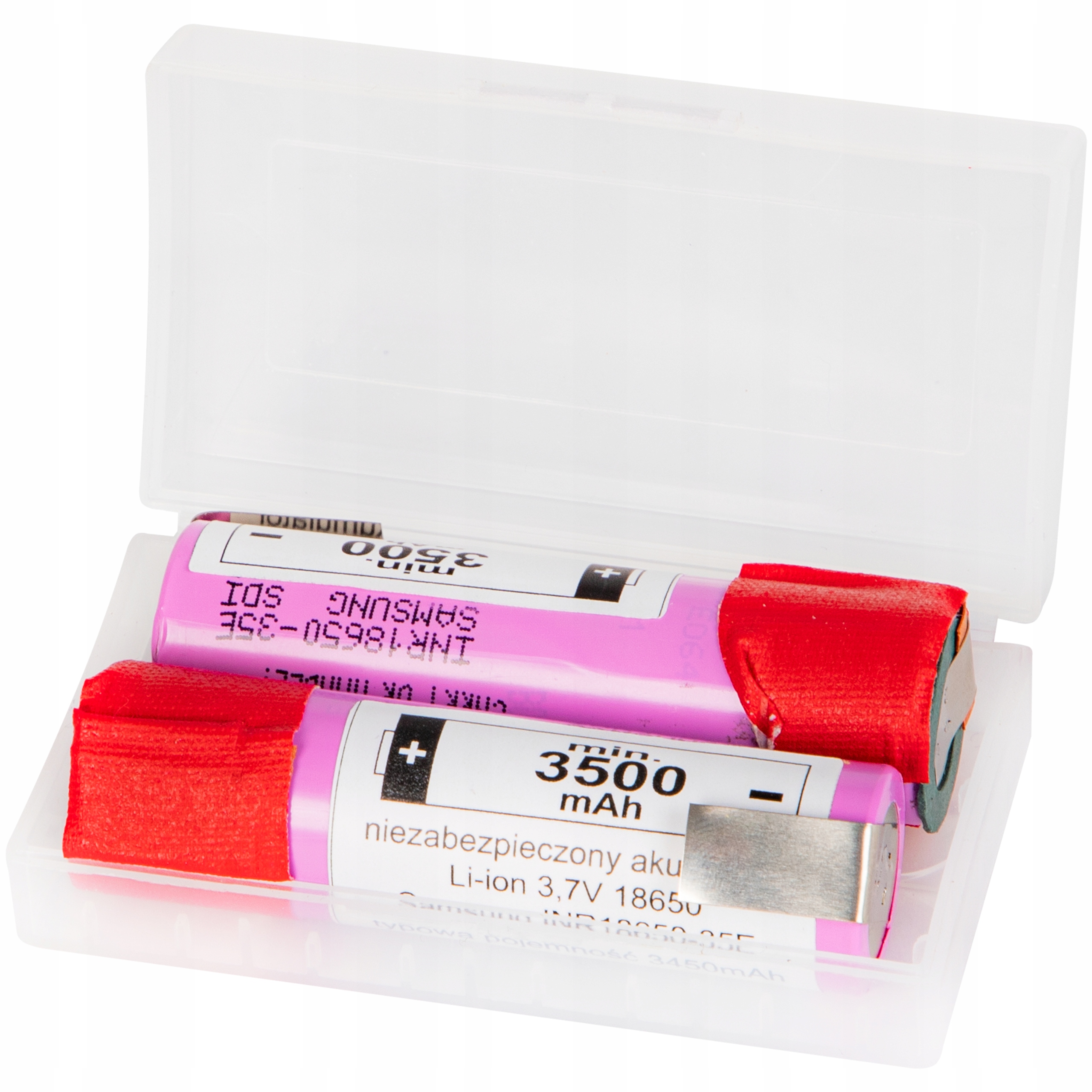 

Akumulator litowo-jonowy 18650 3500 mAh 2 szt.