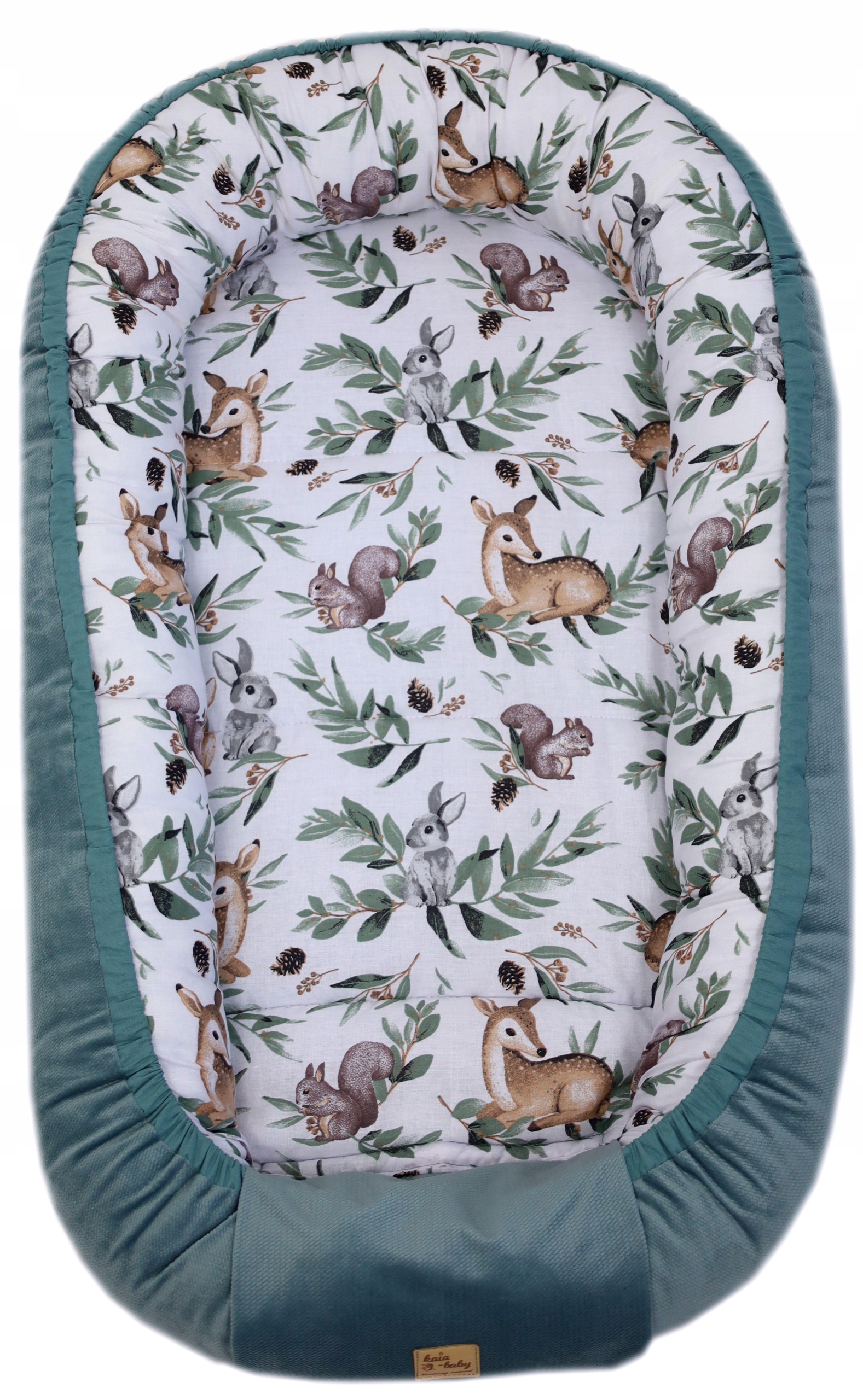 KOKON NIEMOWLĘCY GNIAZDKO OTULACZ VELVET / BAWEŁNA SARENKI