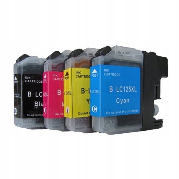 

4x Tusz do Brother LC127 DCP-J4110DW MFC-J4410DW