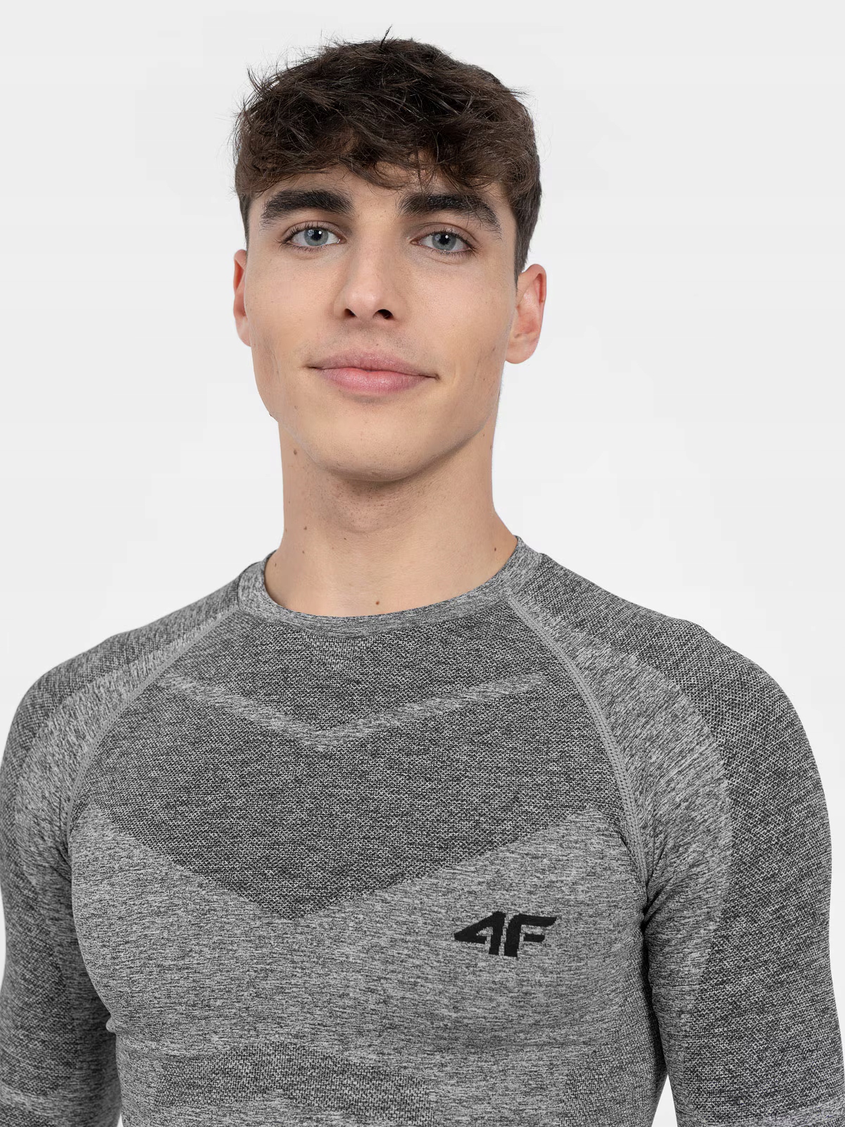 4F Bielizna Termoaktywna Góra Męska Szara Bezszwowa H4Z22-BIMB030G XXL/3XL