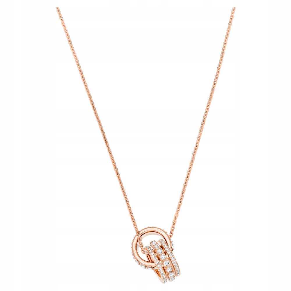Naszyjnik Swarovski Further Pendant różowe złoto