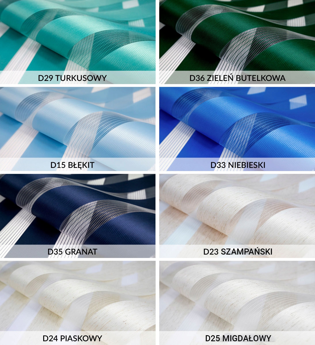 ROLETA DZIEŃ i NOC MINI ROLETY 96 x 150 cm Długość 150 cm