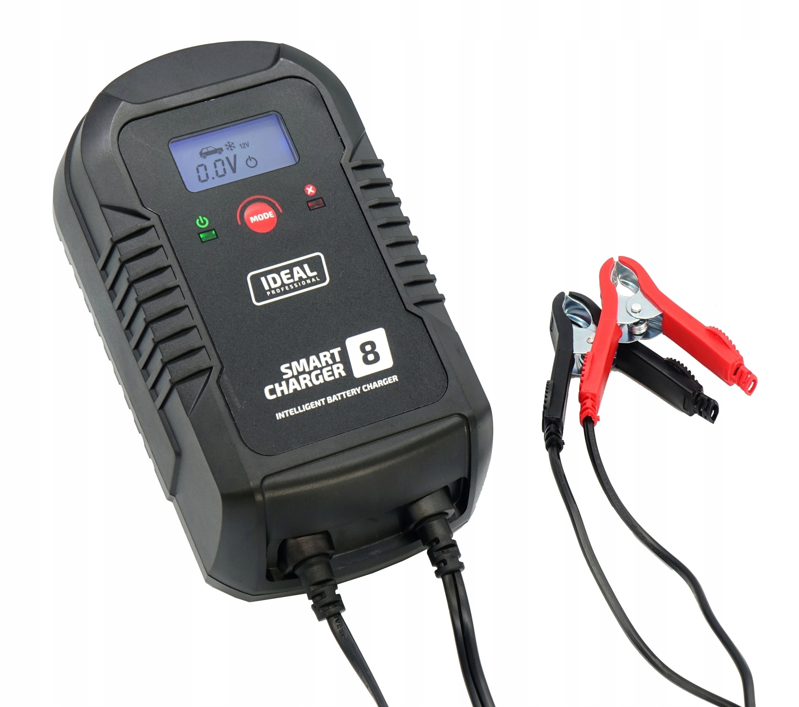 Automatický Automobilový Usmerňovač Ideal Smart Charger 8 LCD 6V 12V 8A