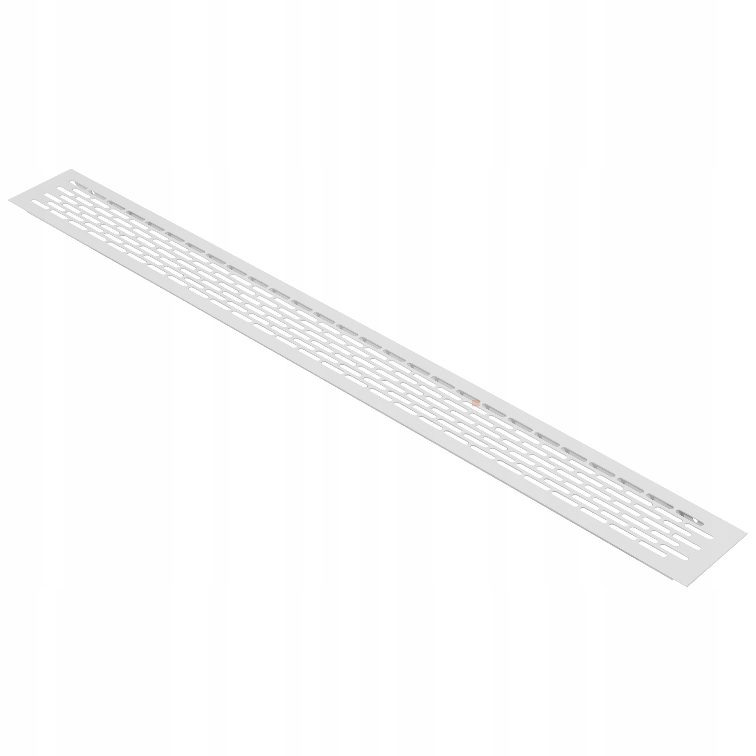 

Kratka wentylacyjna aluminiowa 80x800 biała