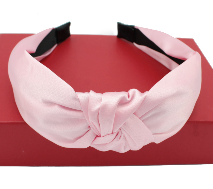 OPASKA DO WŁOSÓW JEDWAB SUPEŁ WĘZEŁ PUDROWA