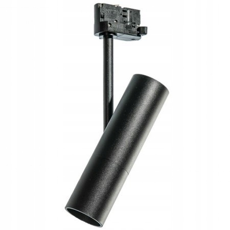 Stropní svítidlo černá, kovový reflektor pro třífázové kolejnice Lolo 3