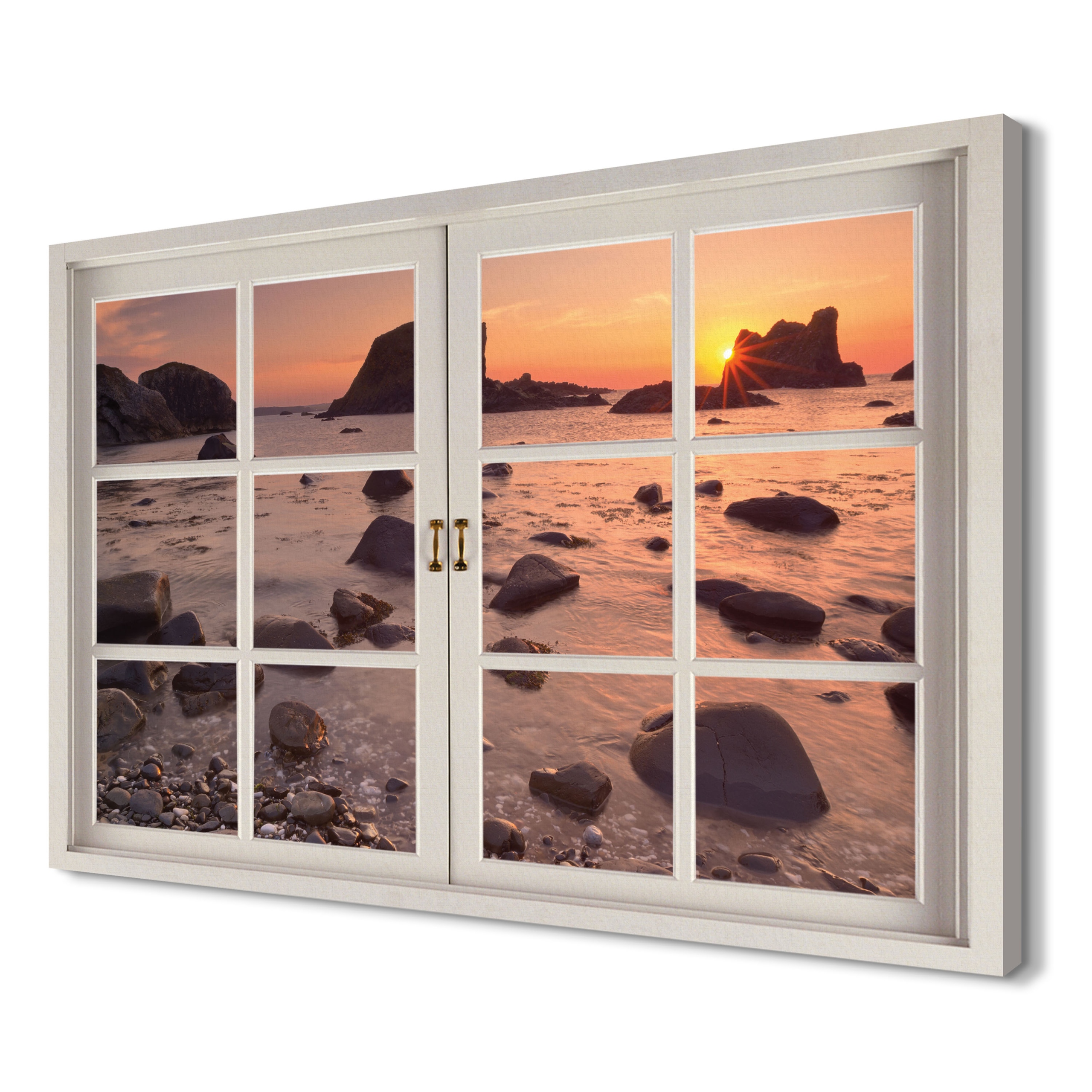 

Wybrzeże morskie 120x80 Fotografia na płótnie 3d