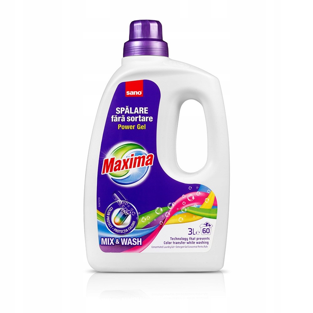 Levně Sano Koncentrovaný Gel na praní 3L (60 praní) Mix&Wash Univerzální Gel