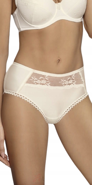 

Figi wysokie Brenda ecru XXL