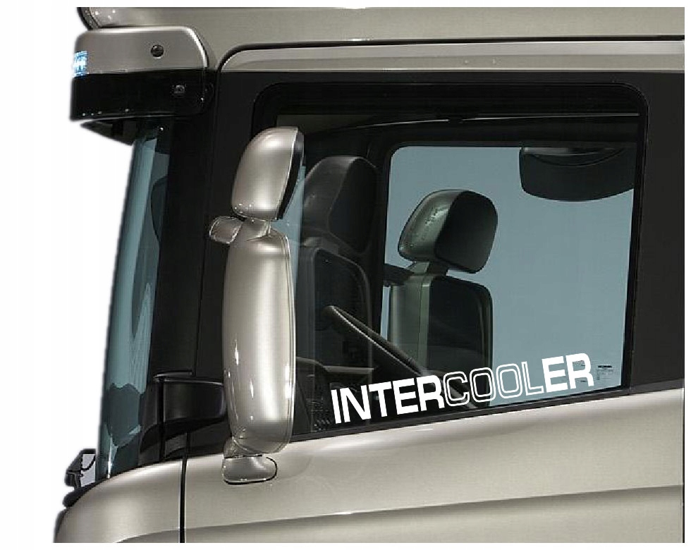 

Naklejki na szybę Intercooler Scania, Volvo, Man