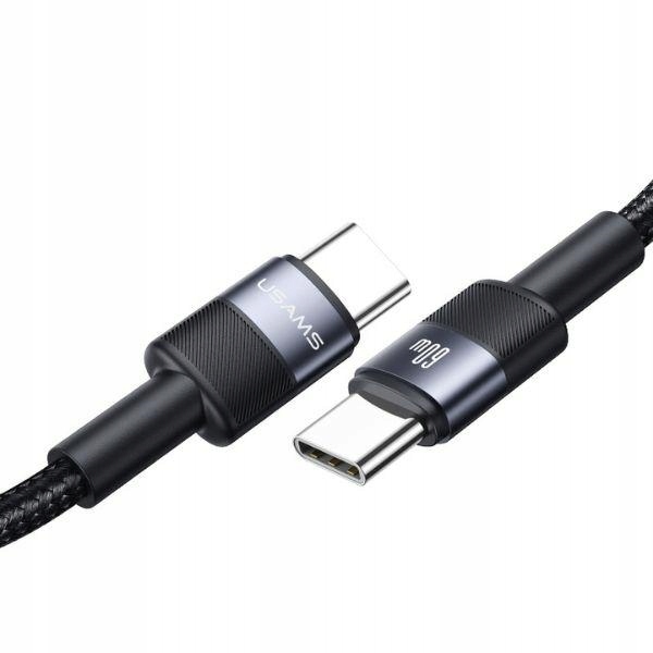 Usams Kabel Usb-c Na Usb-c Set 30KS 60W 1,2M Opletený SJ724ZJ01