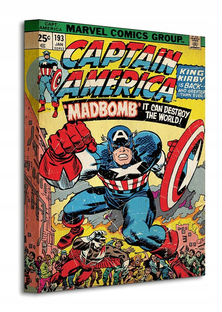 

Marvel Kapitan Ameryka Obraz na płótnie 30x40 cm