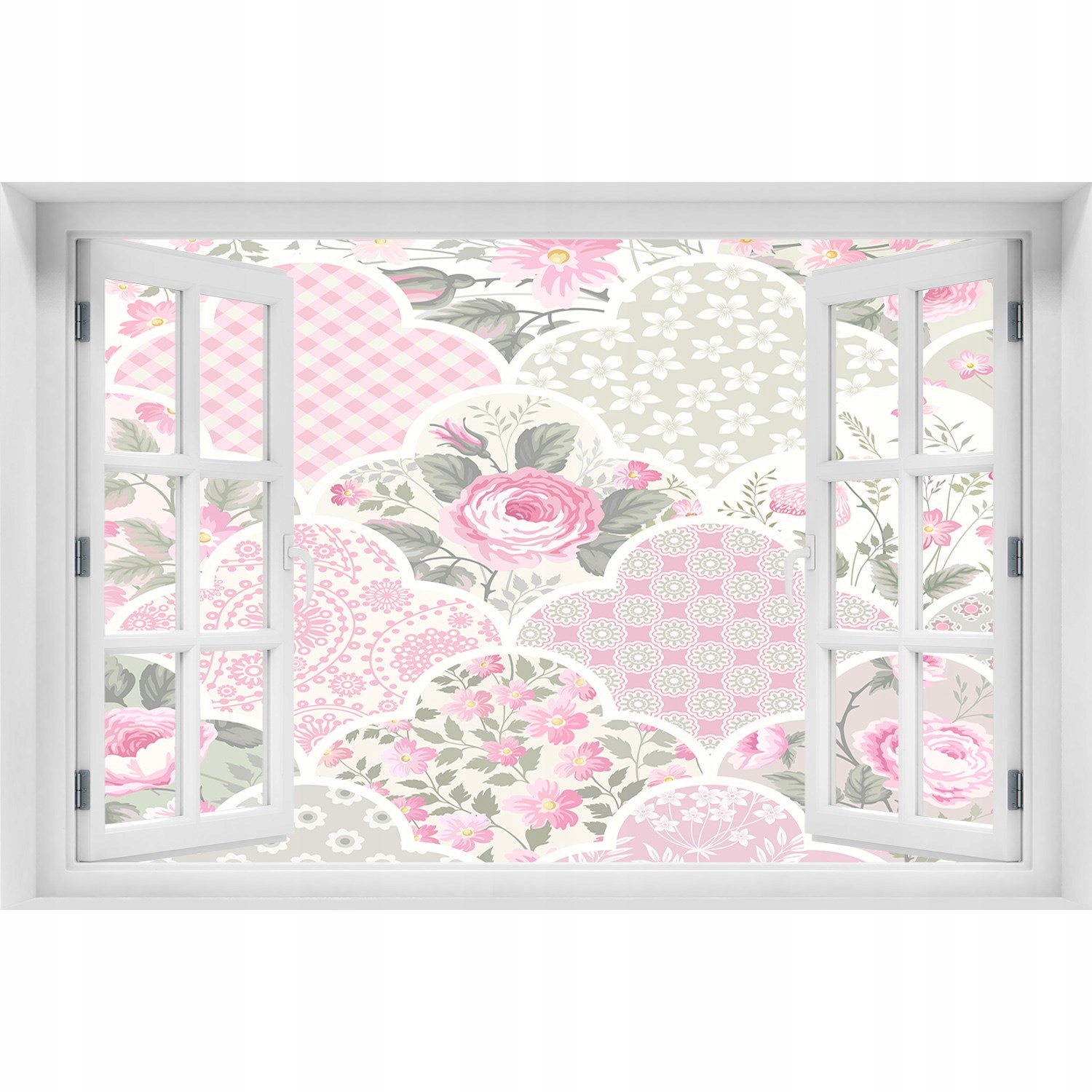 

Fototapeta Naklejka na ścianę Róże i ornamenty