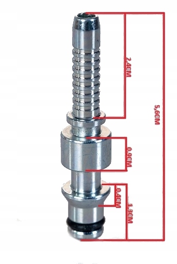 KOŃCÓWKA DO ZAKUCIA WĘŻA WTYK DN6 HAMMERFLEX Typ adapter