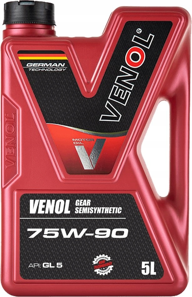 

Venol Gear Semisynthetic GL-5 75W90 5L