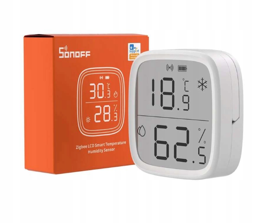 Sonoff Czujnik temperatury i wilgotności z wyświetlaczem LCD Zigbee eWeLink Kod producenta SONOFF SNZB-02D