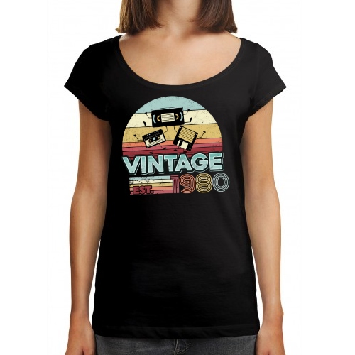 

Koszulka Damska Oversize Urodziny Vintage Ona