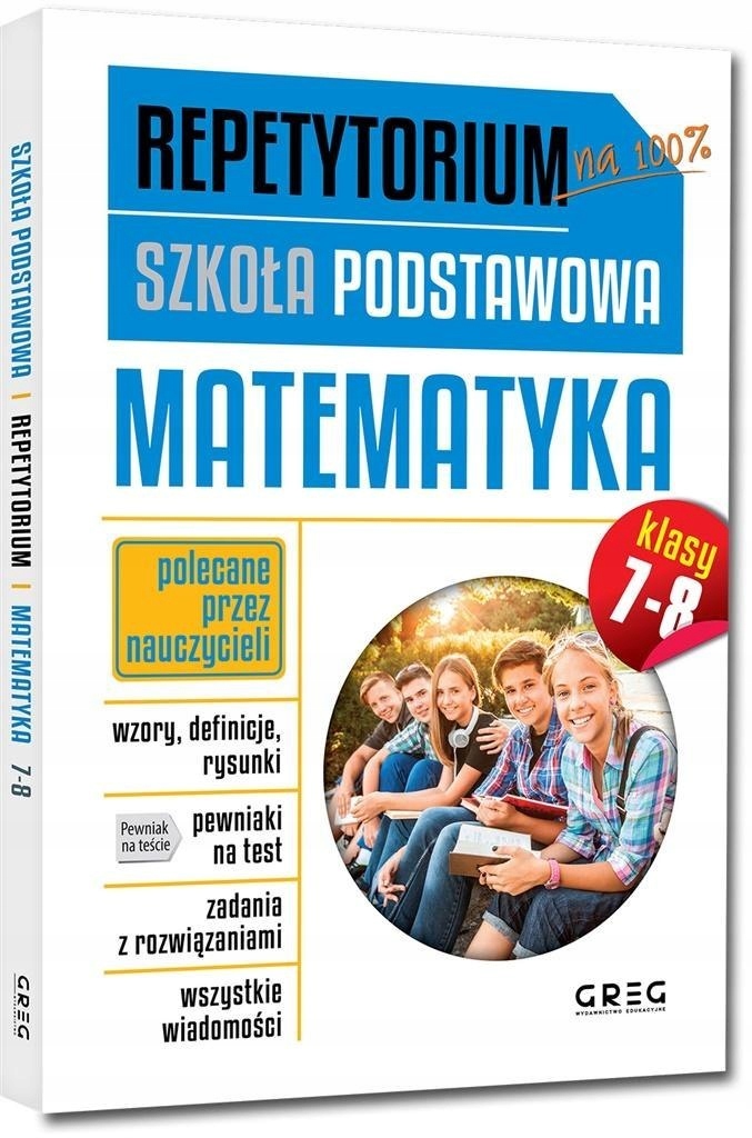 Repetytorium SP Matematyka kl.7-8 GREG 2023