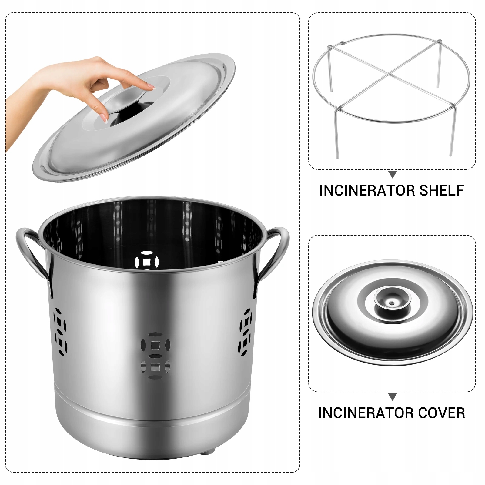 SPALARKA METALOWA OGRODOWA Beczka SPALANA Rodzaj części