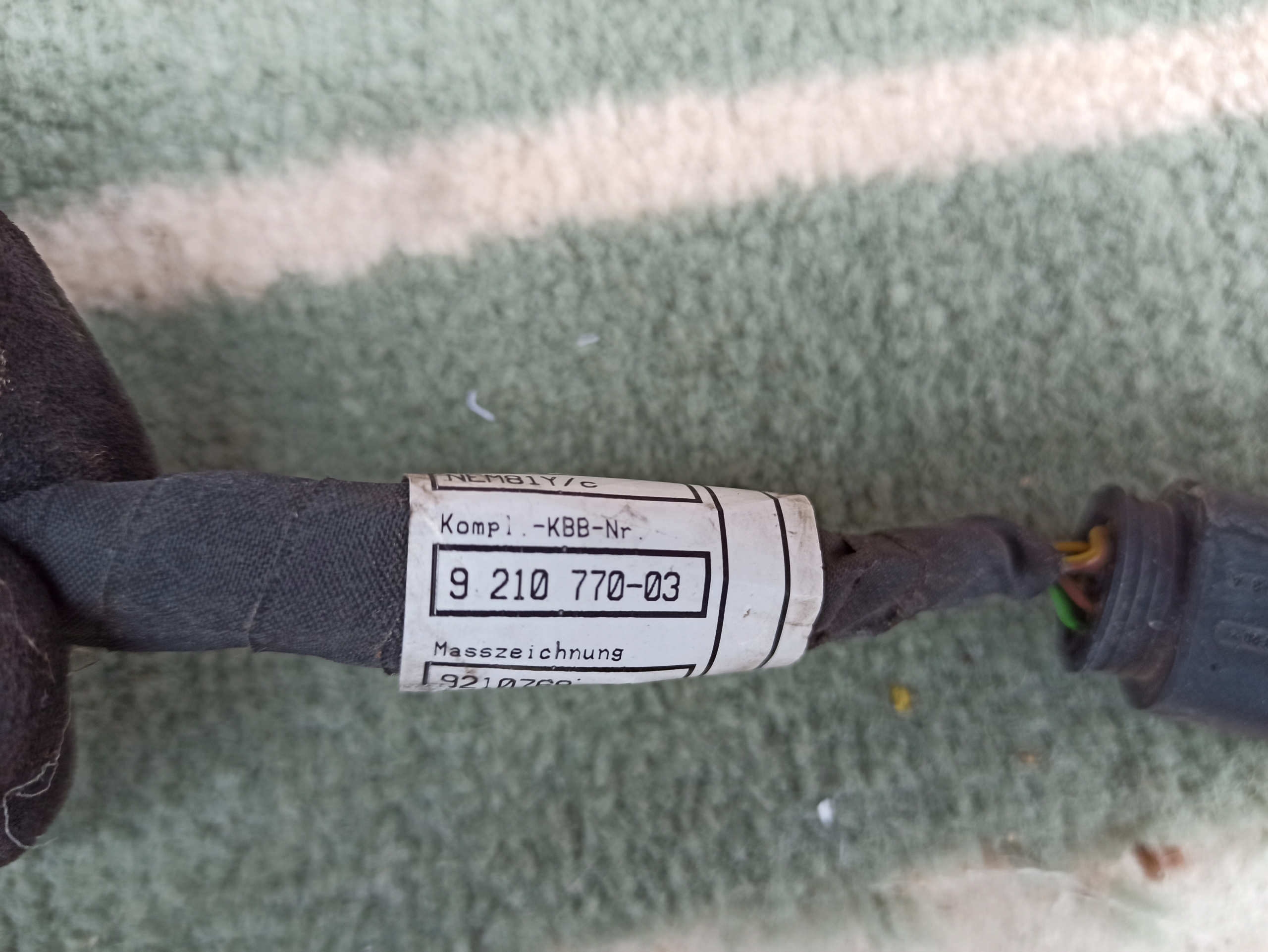 bundle of a bumper front PDC BMW 5 GT F07 m-packet
