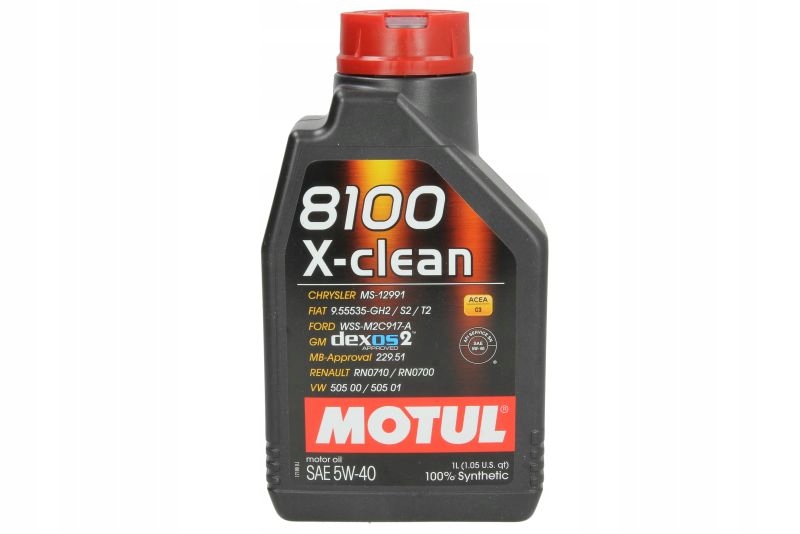 

Olej Motul 8100 X-clean 5W40 C3 1L